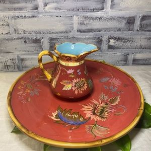 Artesian Road by TRACY PORTER collection Item#: 223277 dinner plate and creamer.